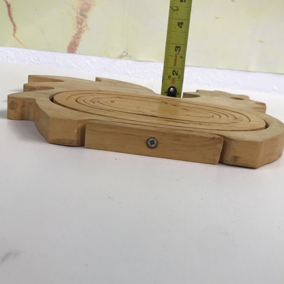 Wooden Rooster Hot-plate/Art décor Basket - Picture 9 of 9